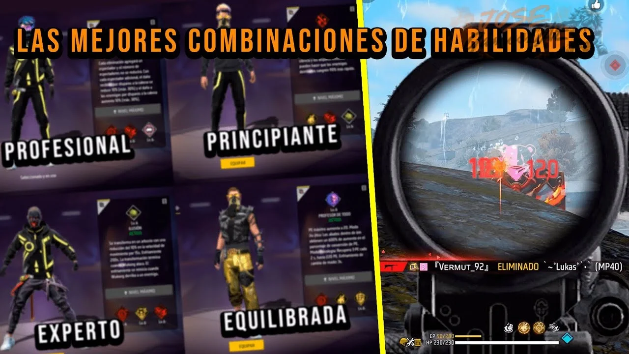 Skins de Free Fire que mejoran la precisión al disparar