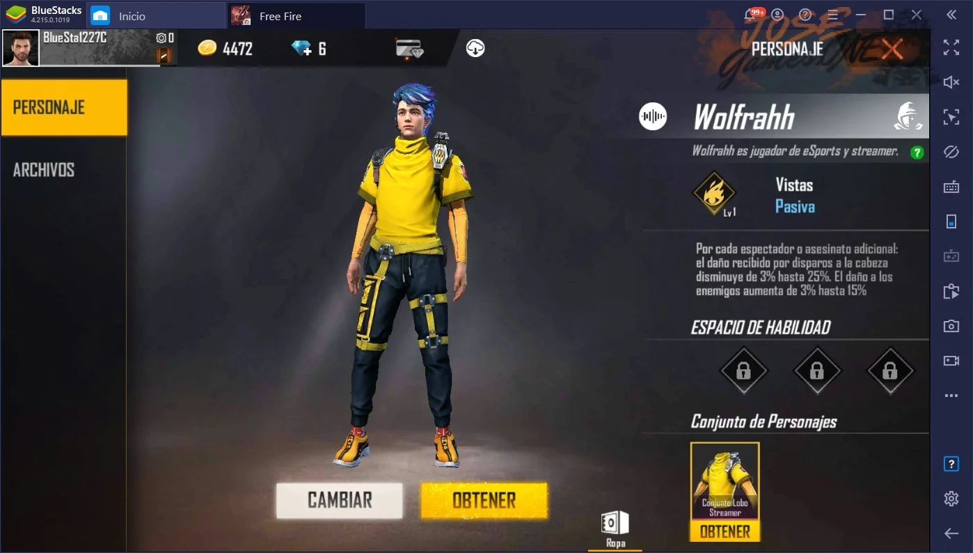 Guía de personajes recomendados para ranked en Free Fire
