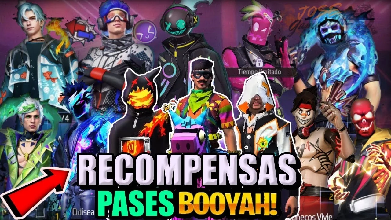 Pase Booyah de la temporada anterior recompensas